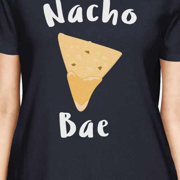 Nocho Bae Women's Navy T-shirt Cute Graphic Shirt Fun Gift Ideas