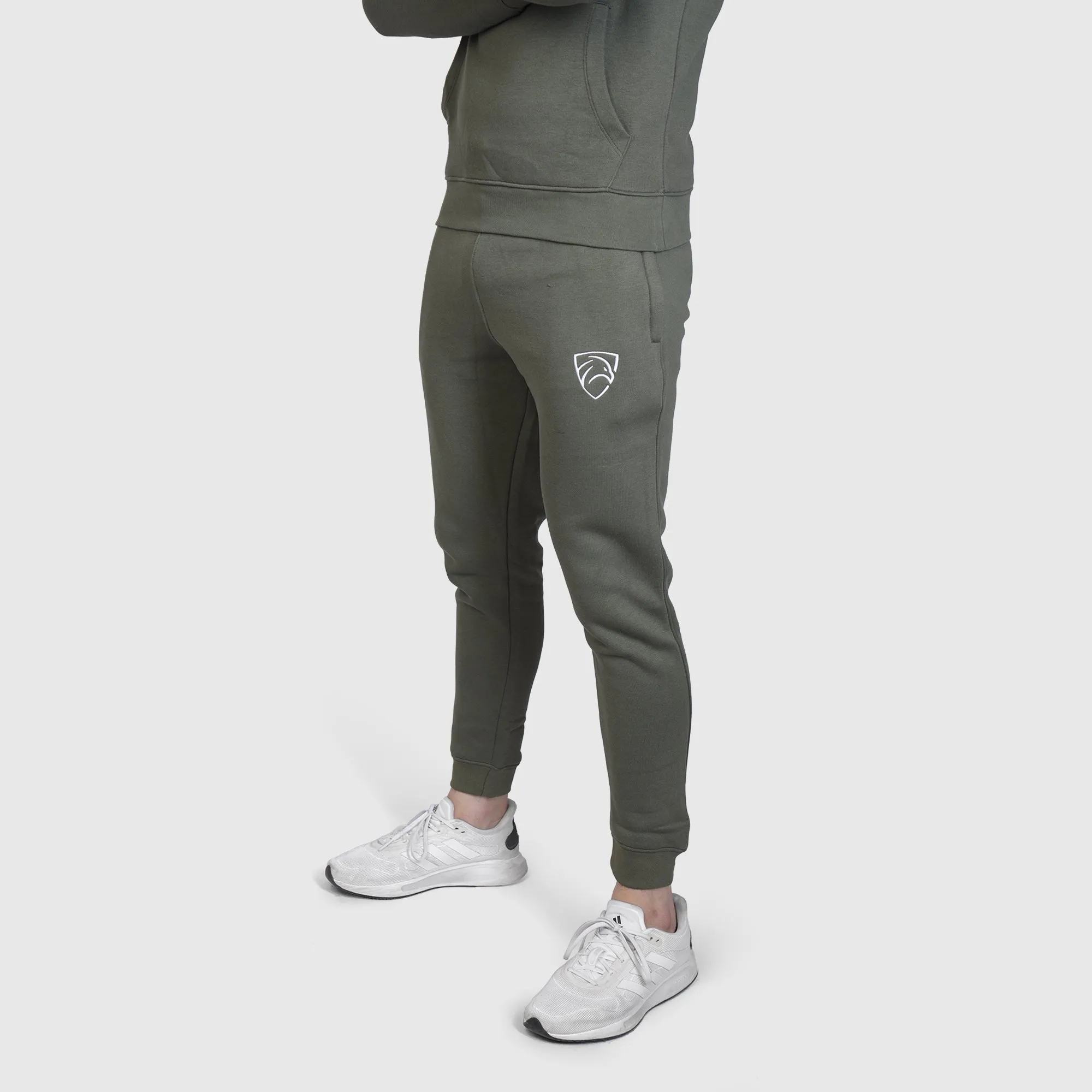 Olive Premium Basic Pull Over Tracksuit