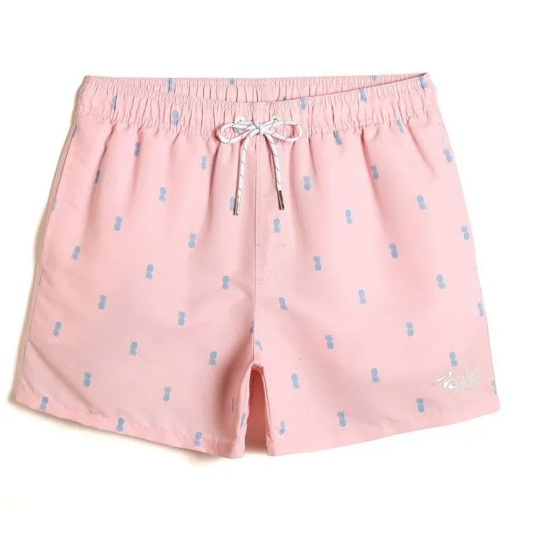 Pink Pineapple Board Shorts