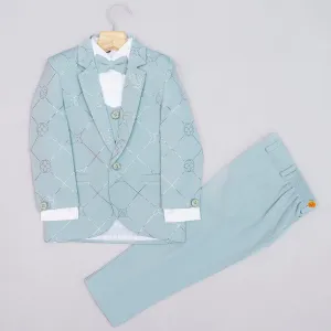 Pista Tuxedo Suit for Boys with Bow