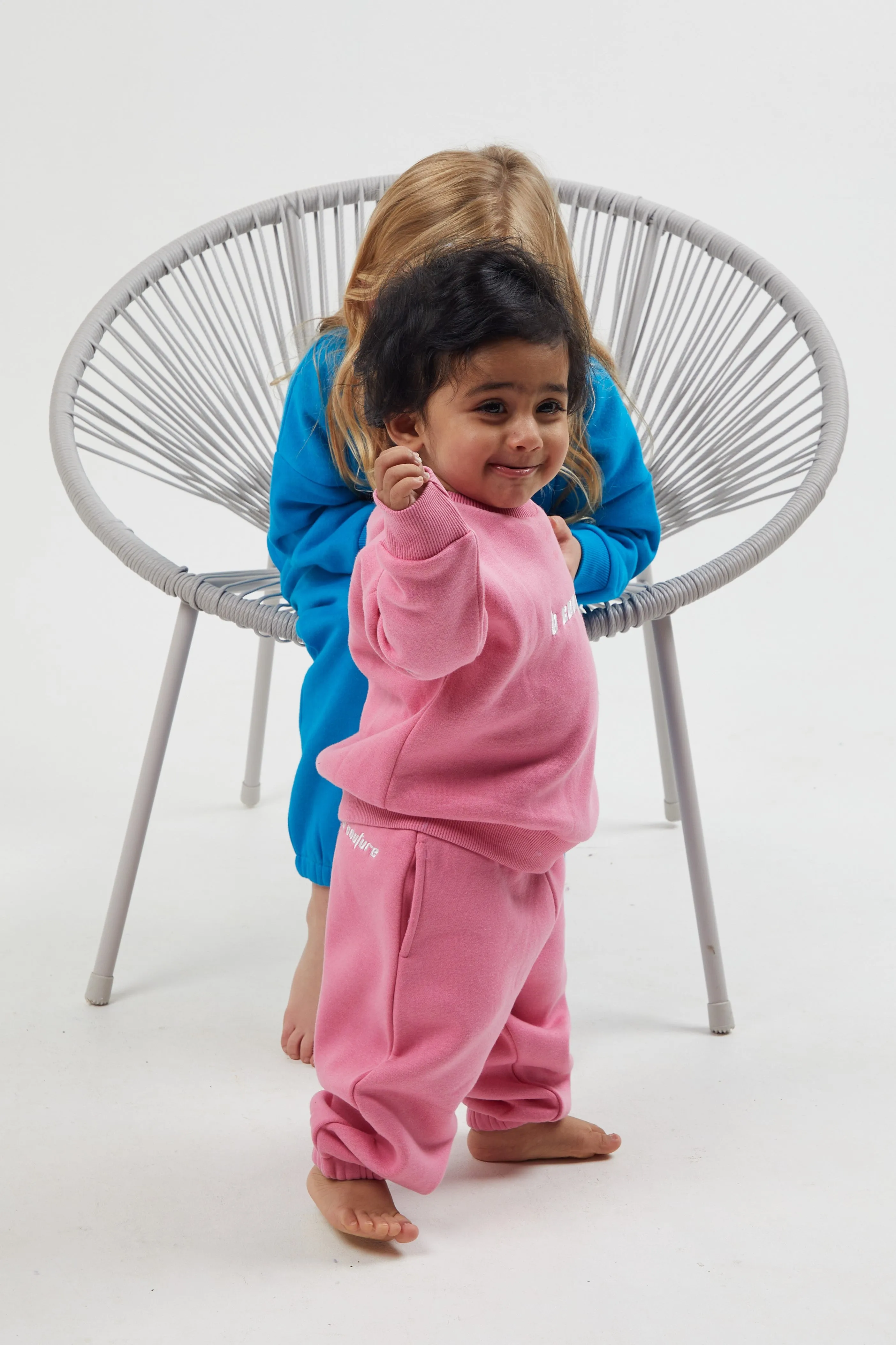 Plympton Fleece Crew Tracksuit Infant - Pink