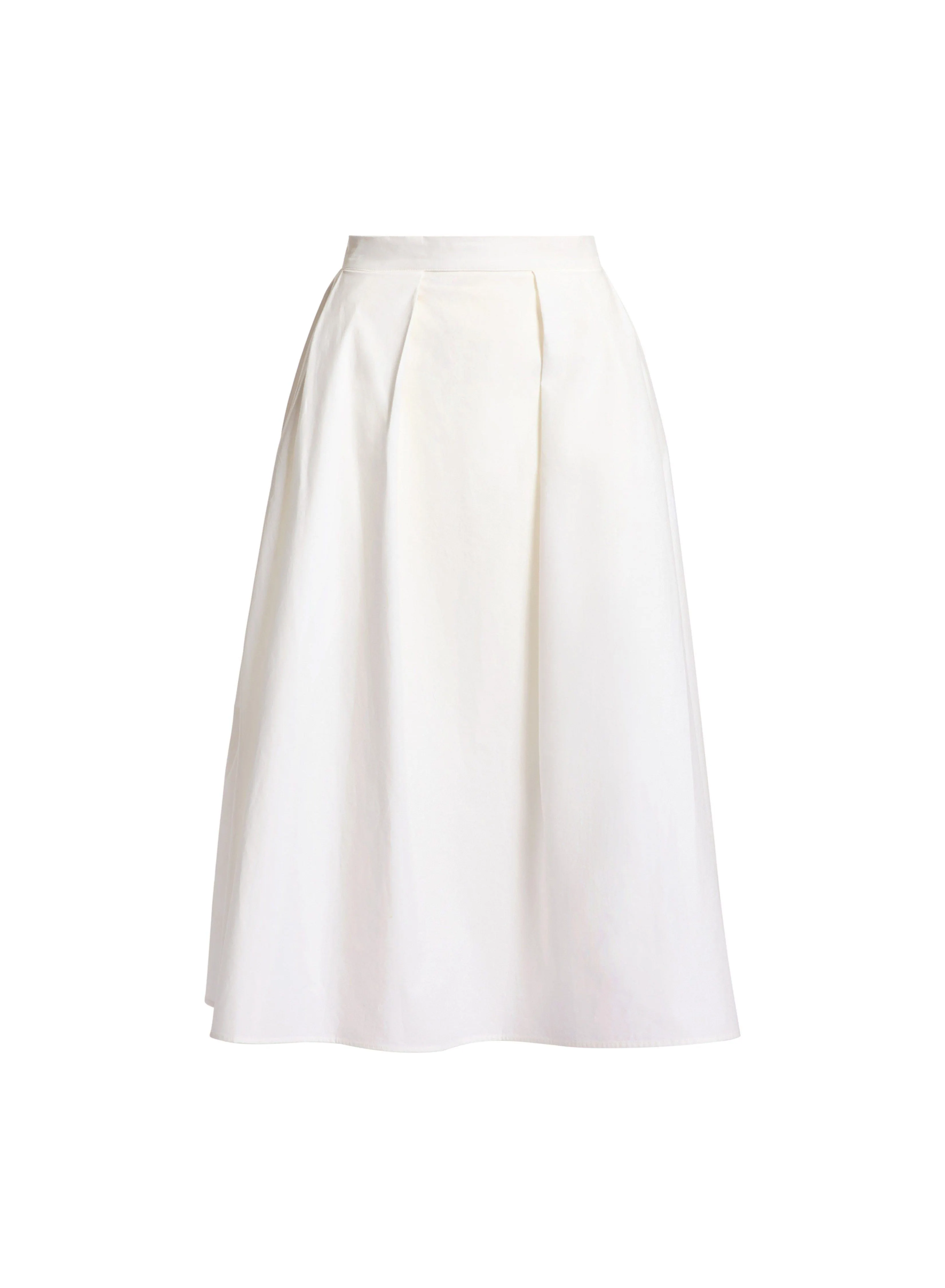 Poplin Midi Skirt