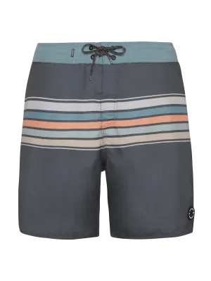 Protest PRTKALFORD Men's Striped Swim Short - Hunter Green