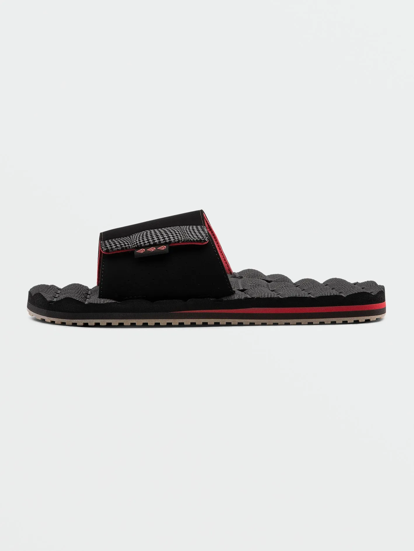 Recliner Slide Sandals - RIBBON RED