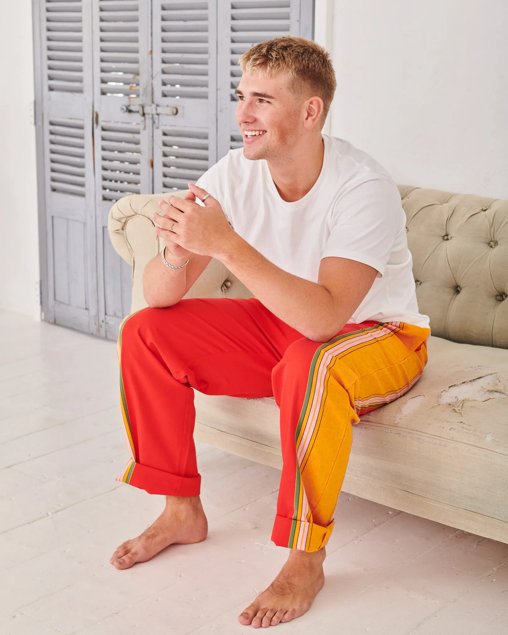 Red Classic Lounge Pants