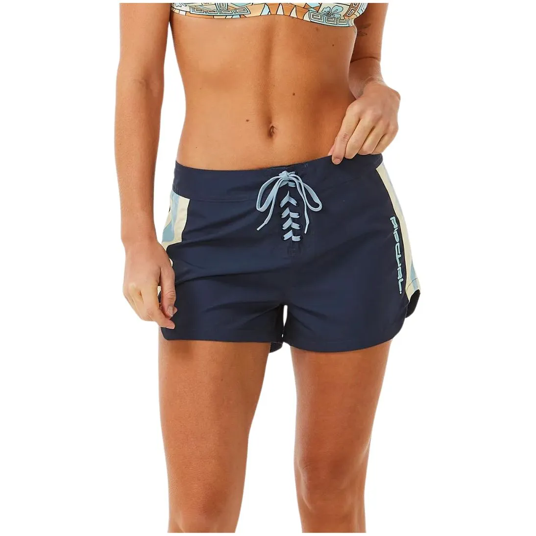 Rip Curl Womens Block Party Hi Waist 3in Board Shorts