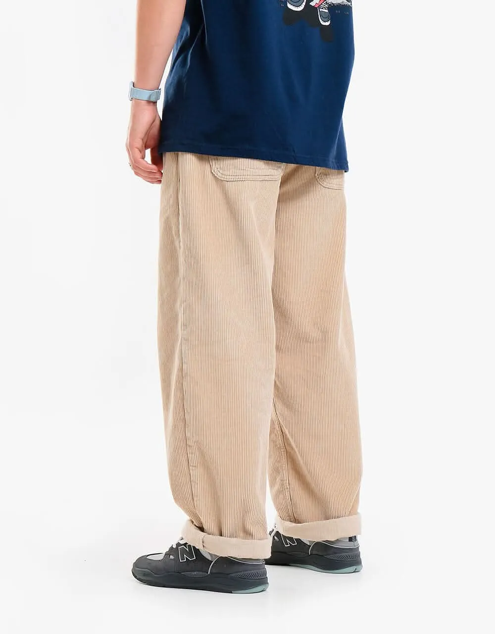 Route One Super Baggy Big Wale Cords - Stone