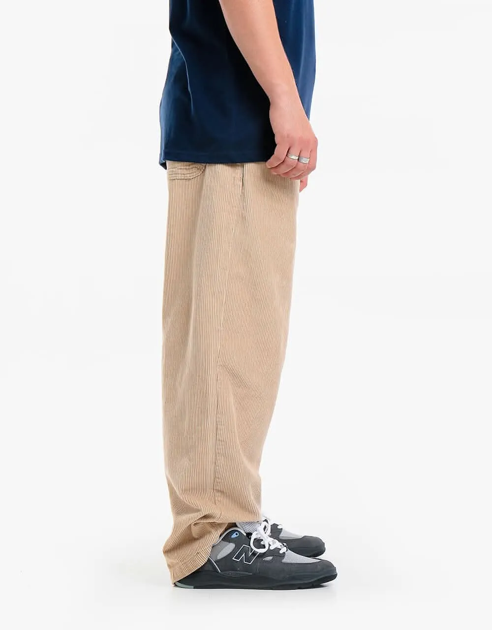 Route One Super Baggy Big Wale Cords - Stone