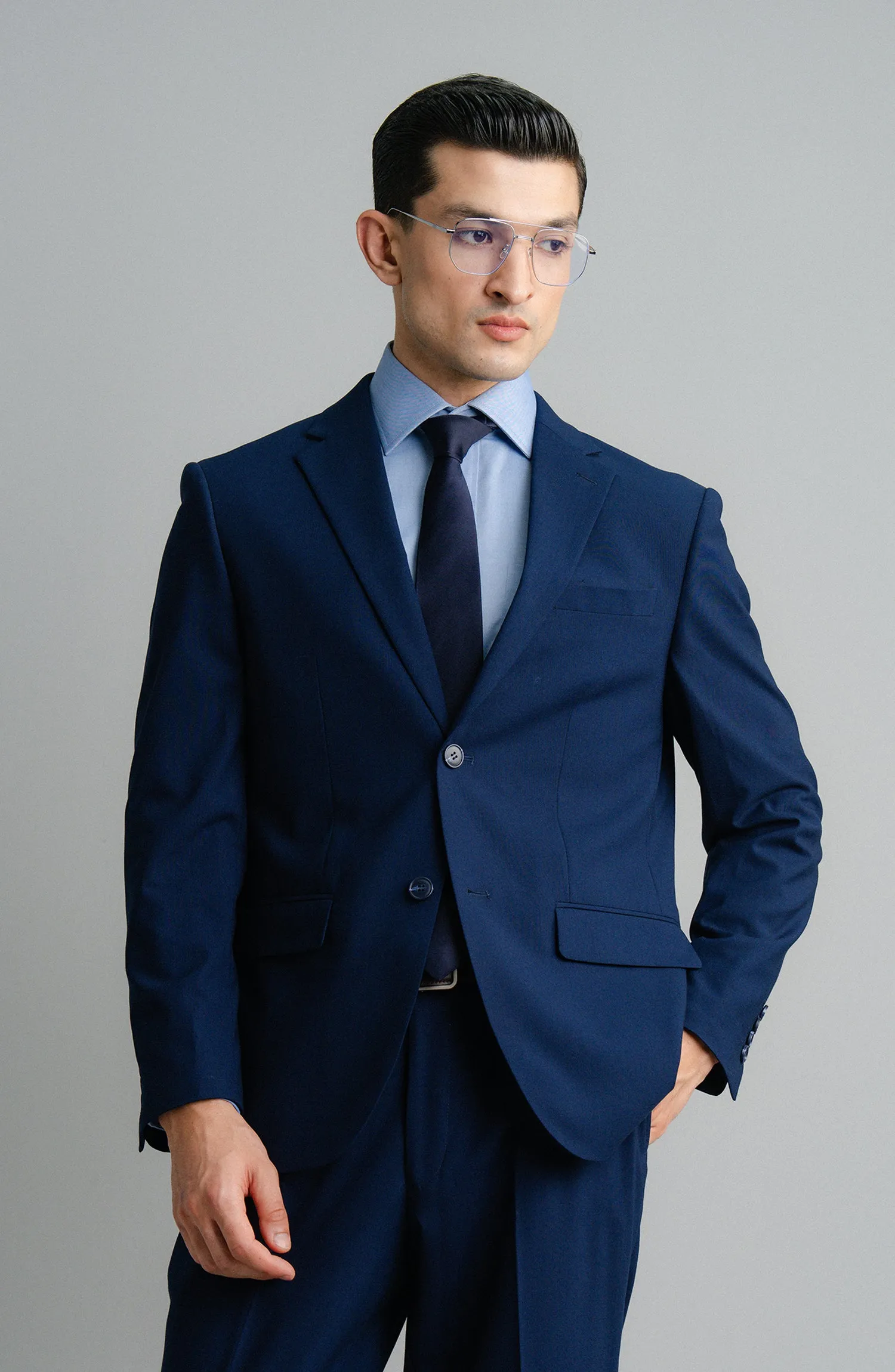 SHARP PLUS (2 PC) - DARK BLUE