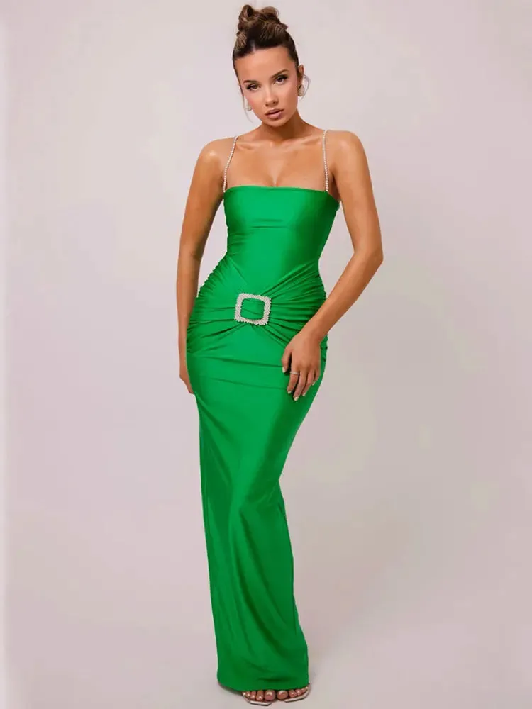 Sheath Maxi Dress Gown for Award Ceremonies