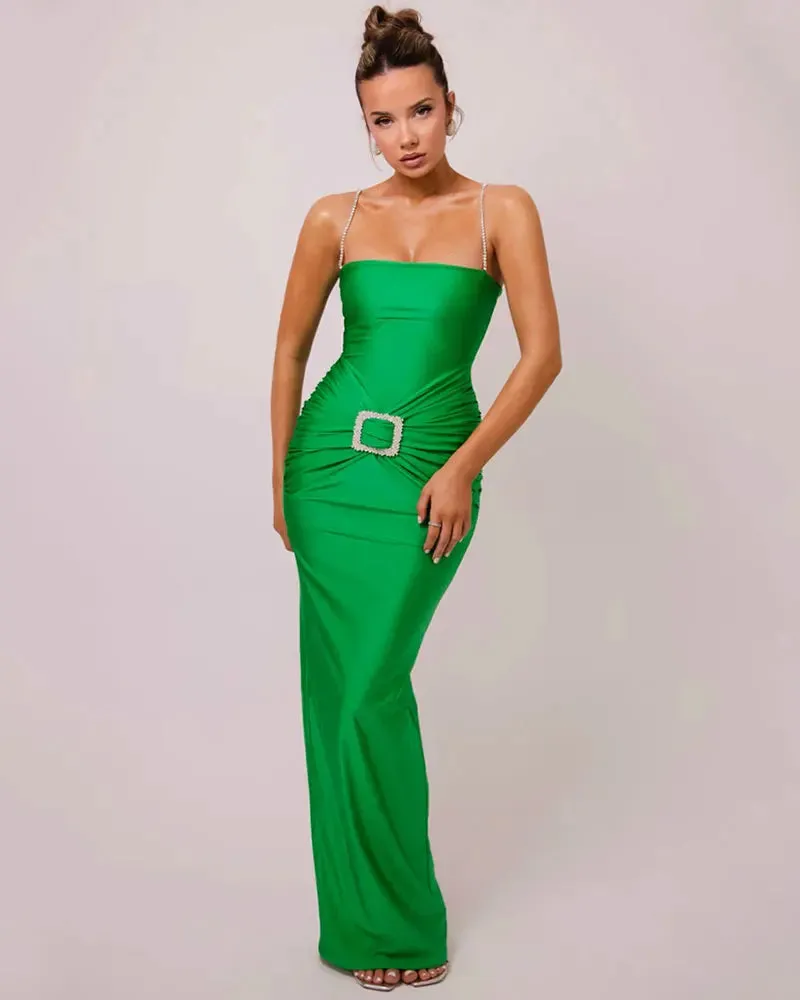 Sheath Maxi Dress Gown for Award Ceremonies