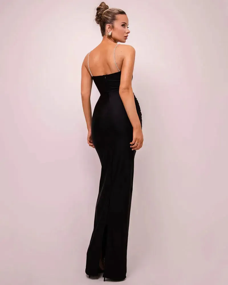 Sheath Maxi Dress Gown for Award Ceremonies