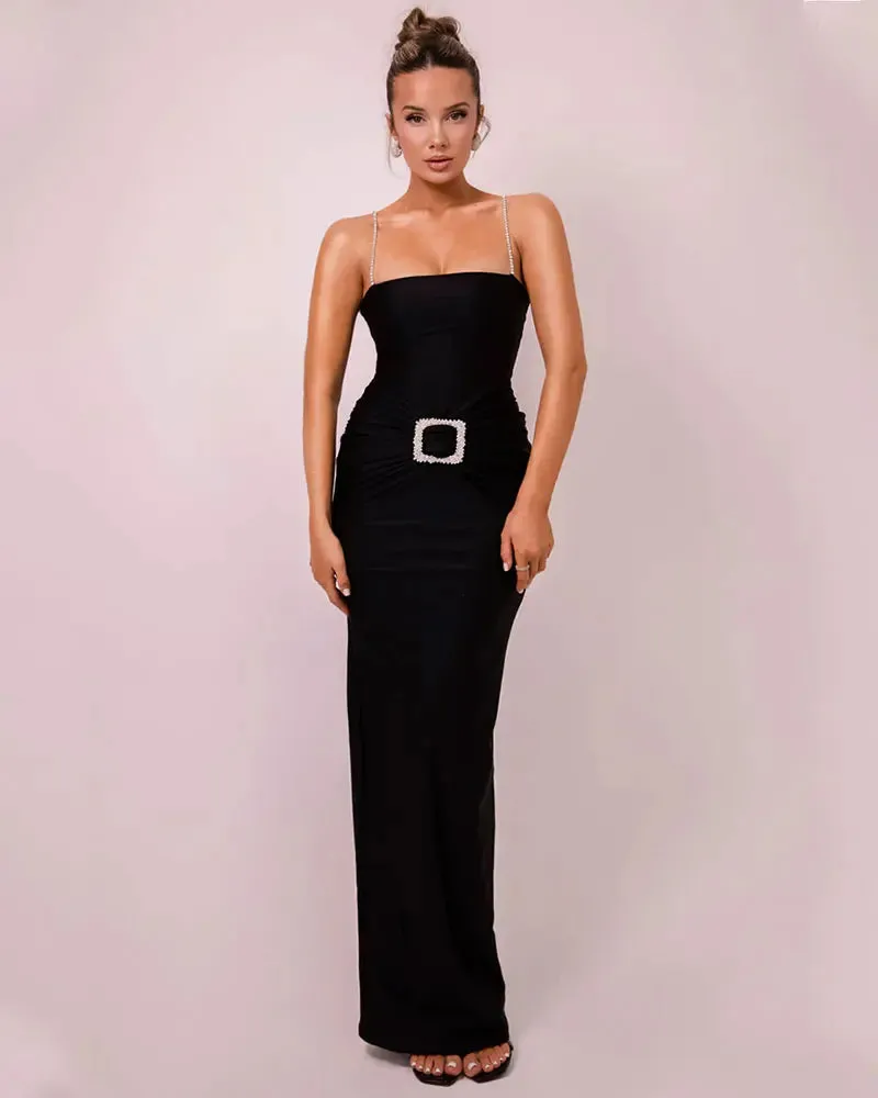 Sheath Maxi Dress Gown for Award Ceremonies