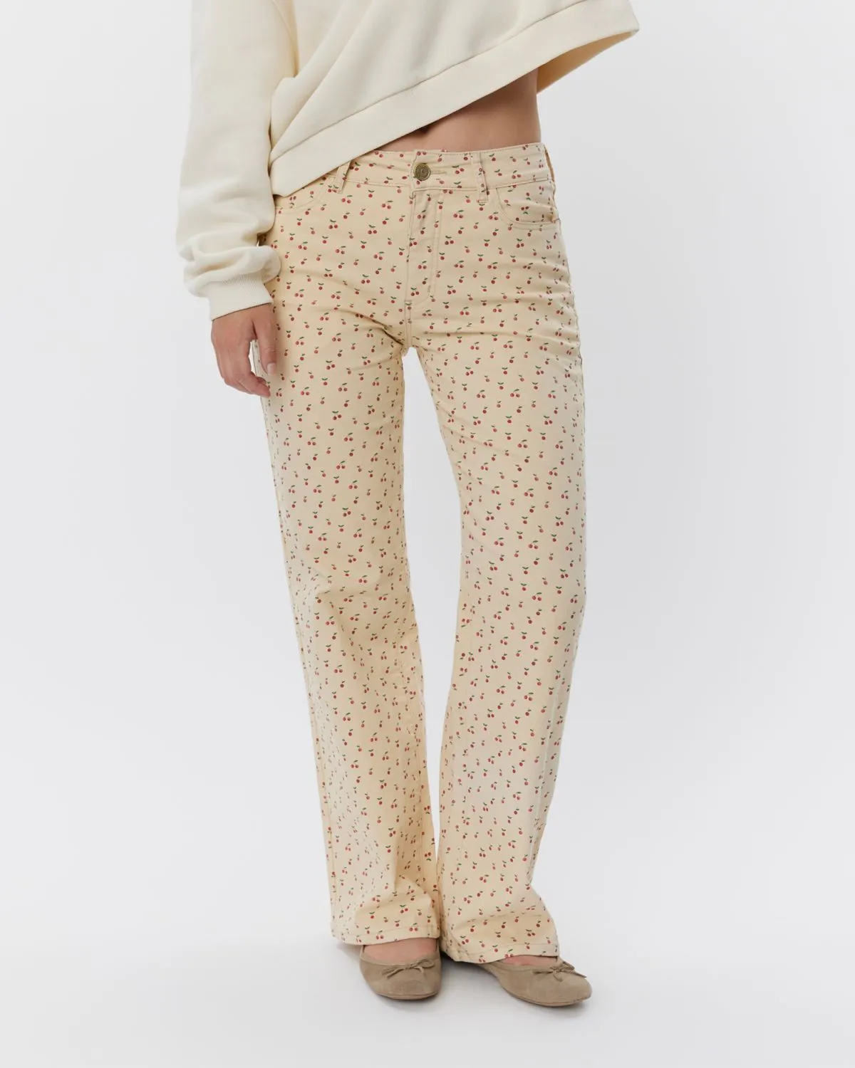 SIENNASW TROUSERS - Antique White