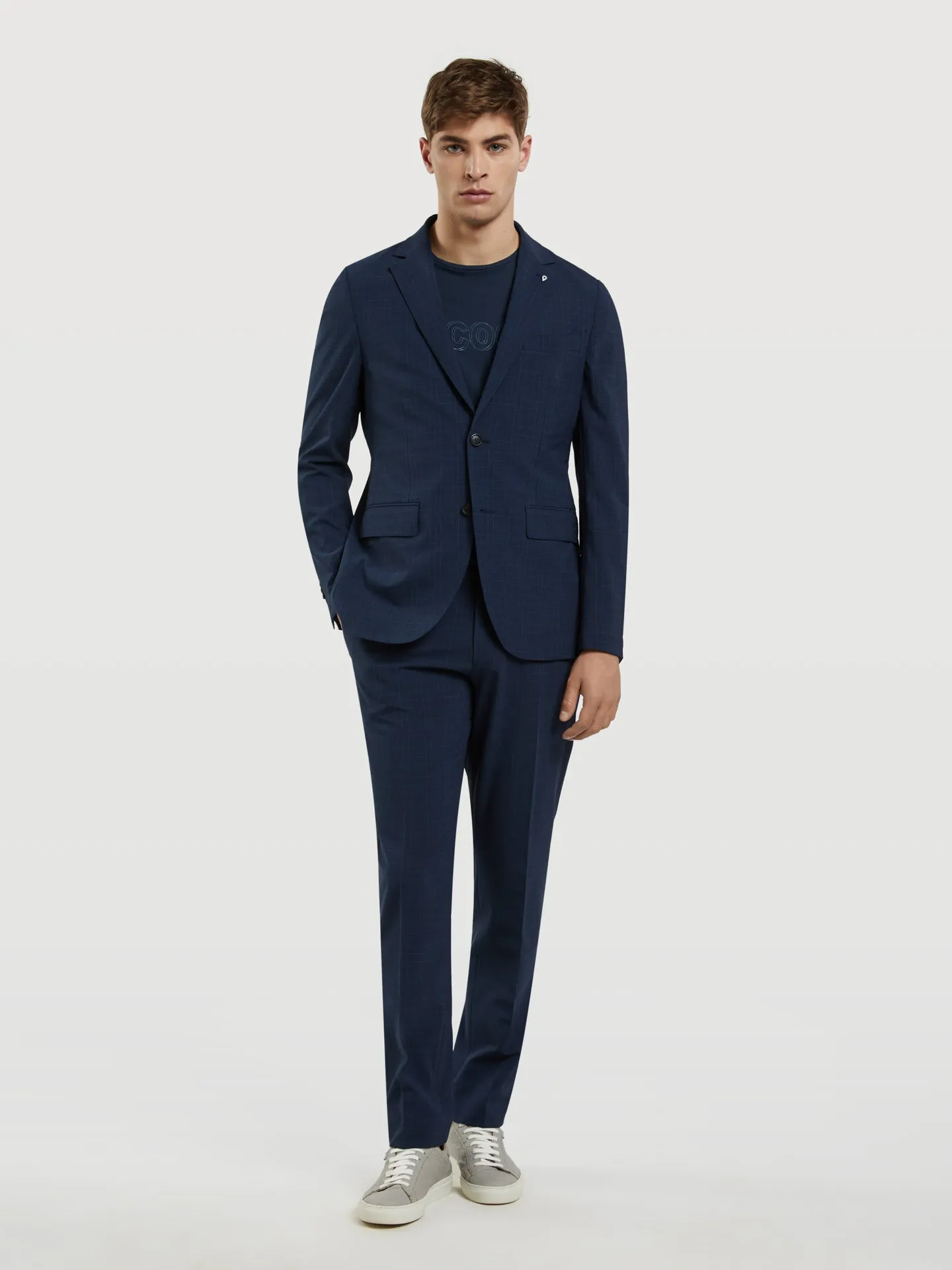 Slim Fit K-Performance Prince of wales Suit