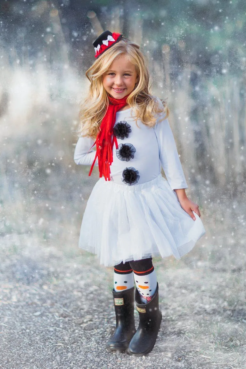 Snowman Costume - 4 Piece Set