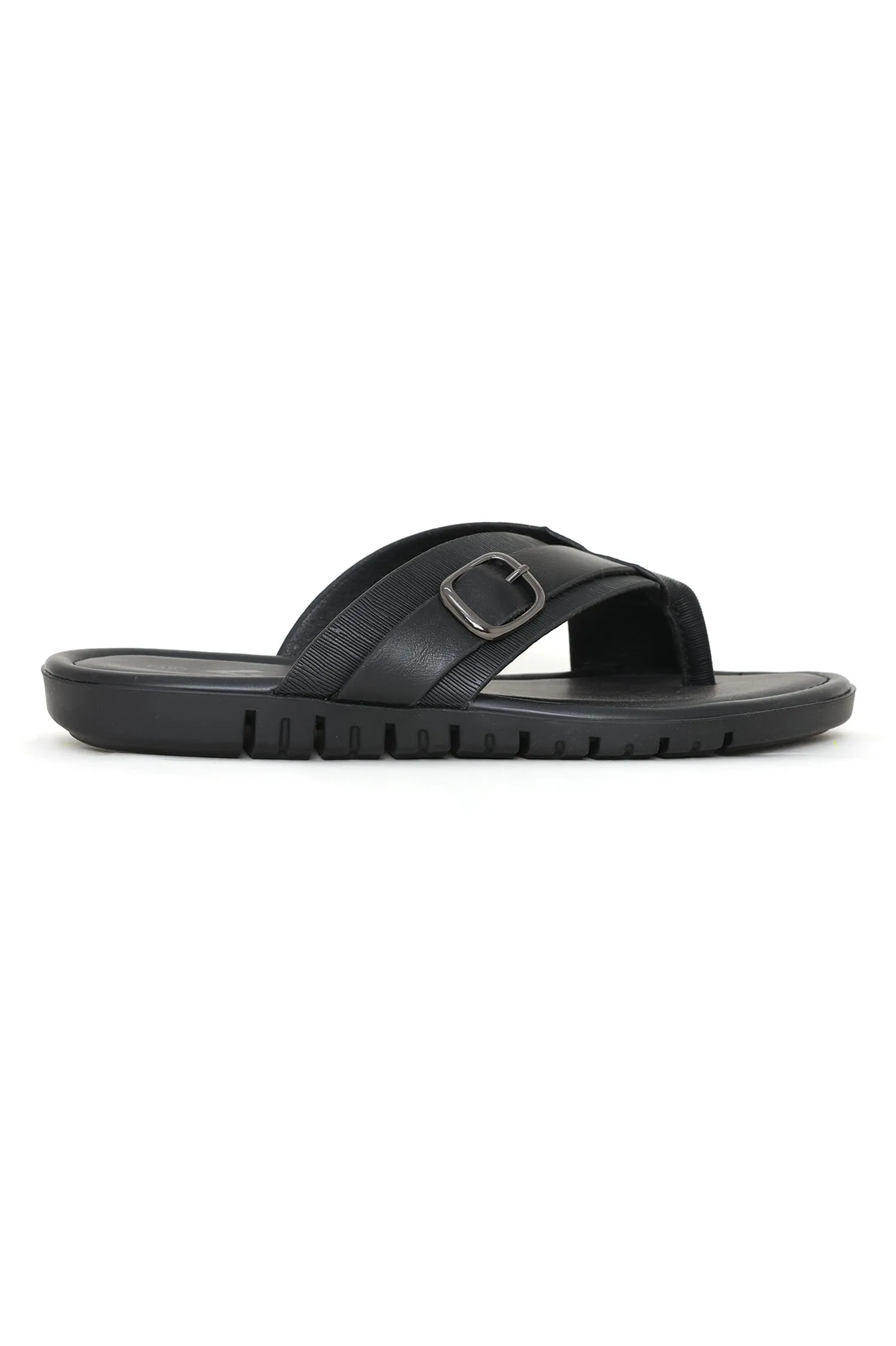 SUMMER CHIC SLIDES-BLACK