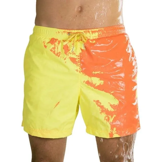 Summer Men Swimming Trunks Change