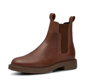 THYRA Brown Leather Chelsea Boots