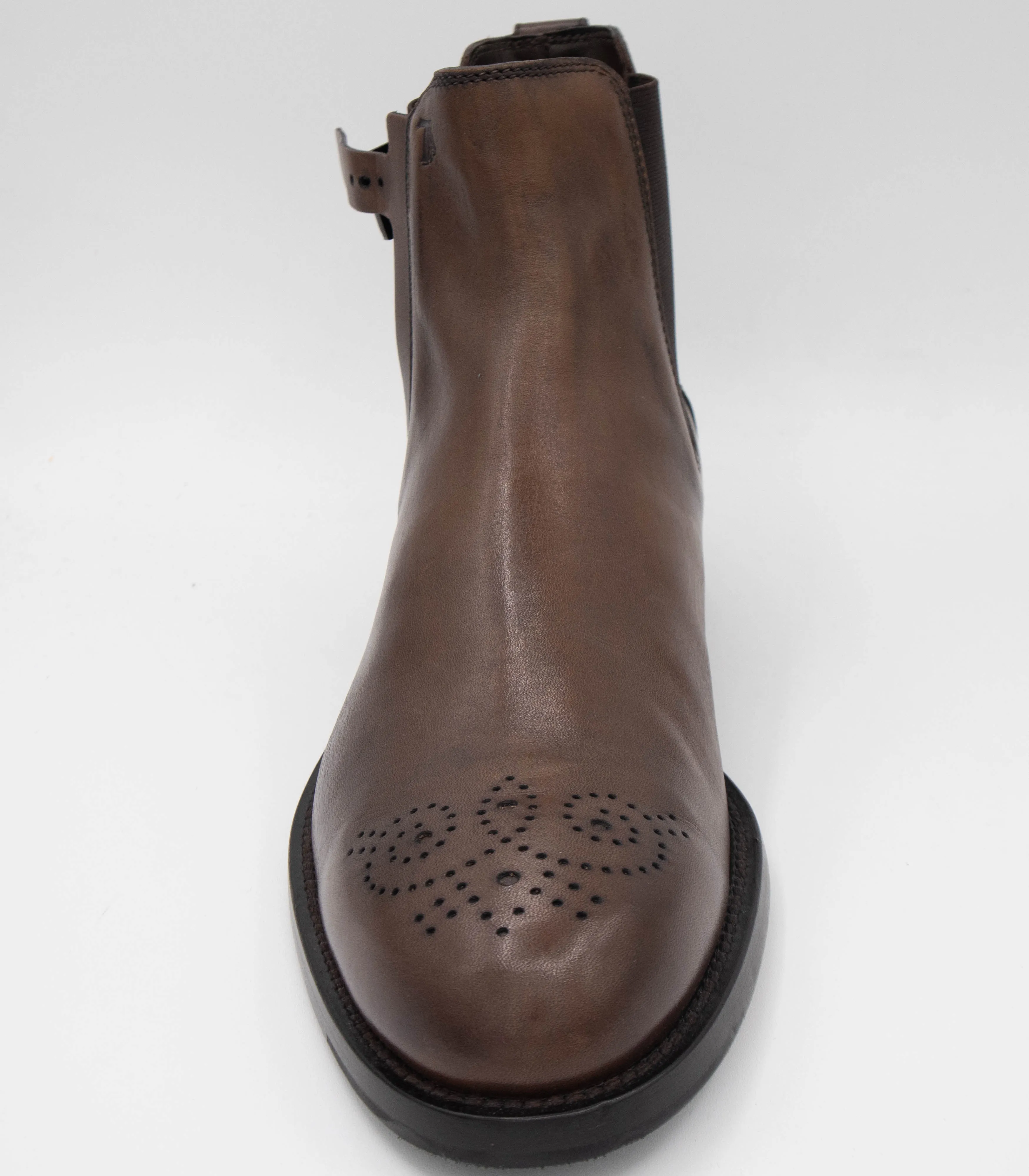 Tods Mens Leather Chelsea Boots in Brown