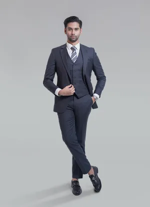 Tropical Exclusive Grey 3Pcs Formal Suit for Men