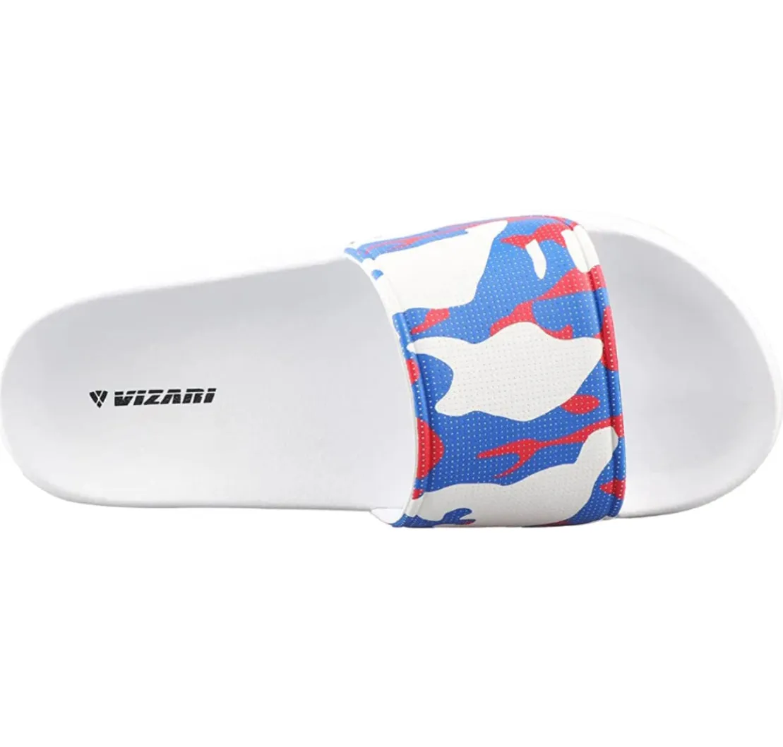 Vizari Camo SS Slide VZSS10014 WHITE/BLUE/RED