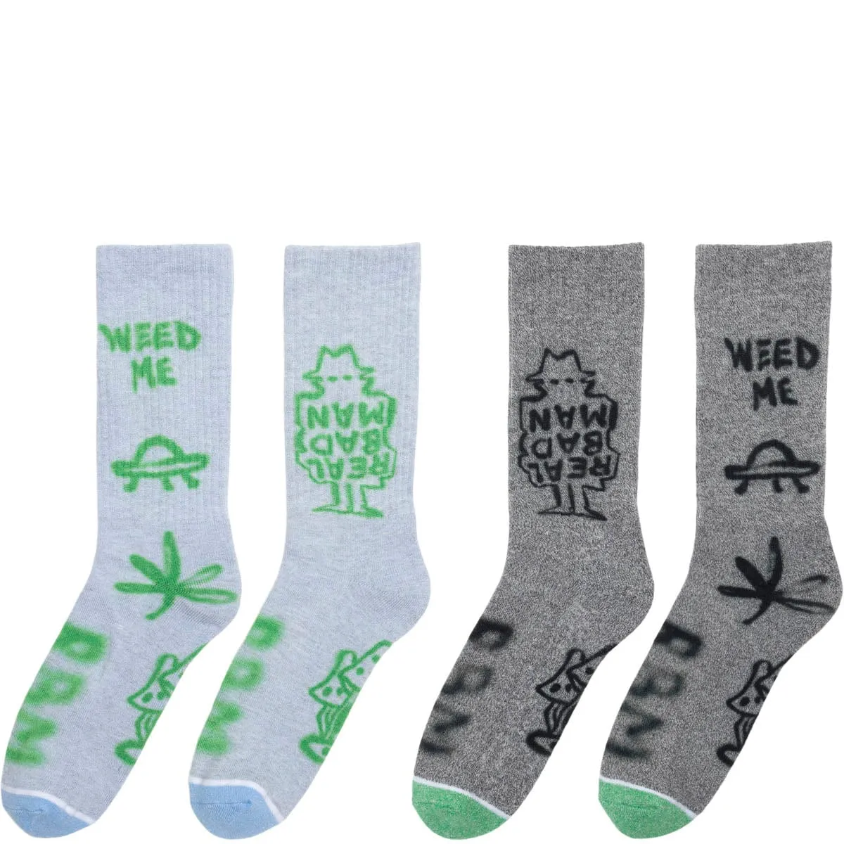 WEED ME SOCKS 2 PACK