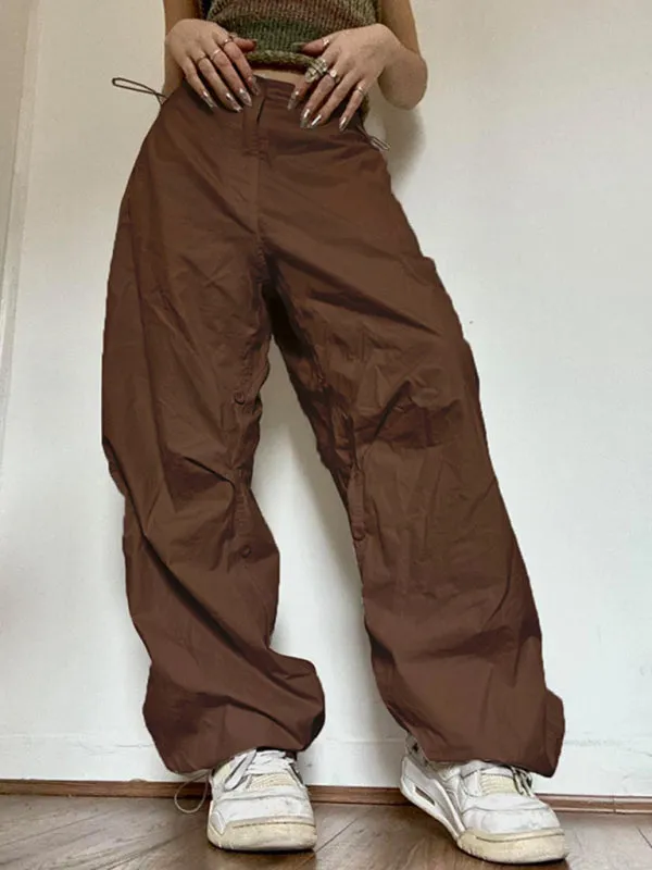 Women's Casual Baggy Cargo Trousers