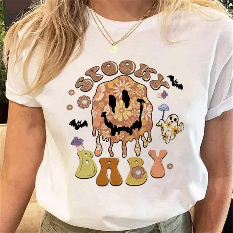 Women's Halloween Graphic Tee Collection