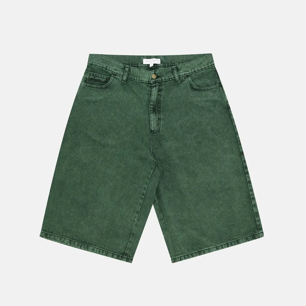 Yardsale - Phantasy Denim Shorts - Overdyed Forest